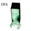 Bookshelf Skull Statue 3D Printed Hand Figurine, Glow-in-the-Dark Ghost Statue, Horror PLA Figurine Skeleton Ornament for Home Office Desk Decoration