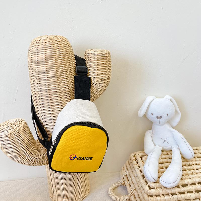 

Stylish Kids Crossbody Bag With Trendy Letter Design For Boys Breathable Fabric жовтий