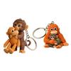 3D Monkey Keychain Cute Monkey Holding Plush Toy Keychain Decoration for Backpack Purse Bag Accessories
