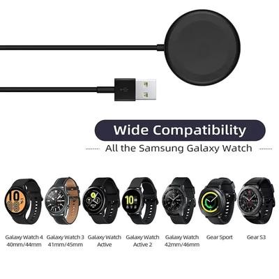 Wireless Watch Charger Compatible For Samsung Galaxy Watch 5 Pro 5/4/3 Active 2/1Gear Sport/S3 Portable Charging Dock Station