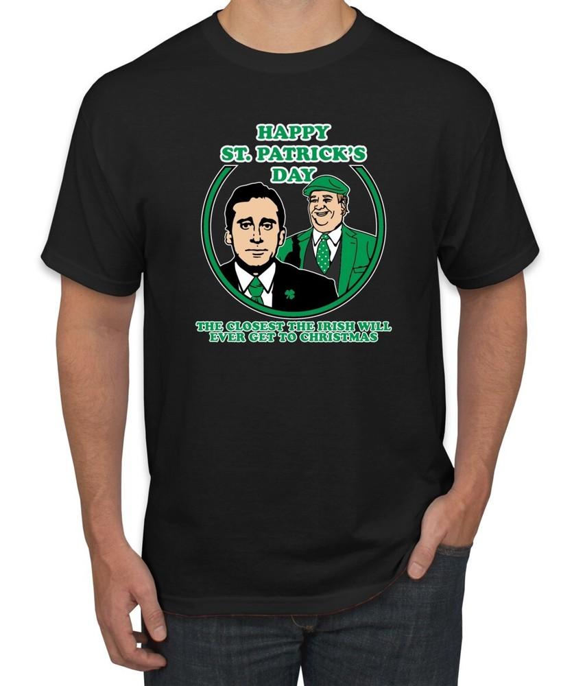 The Office St Paddys Irish Closest Thing Quote St Patricks Day Men Tshirt Unisex T-Shirt S