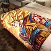 1PC Vegito  Print Flannel Blanket, High quality All Seasons, Home Decor, Warmth and Comfort, Perfect for Christmas Gifts