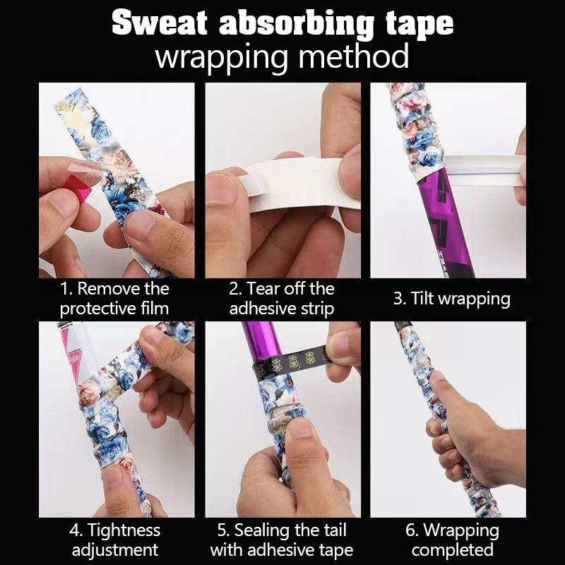 

Ремень для намотки рукоятки ракетки Двойная рукоятка для киля Влагоотводящая лента Ремень для намотки рукоятки ракетки Противоскользящий ремень Ремень для намотки удочки