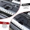 Silicone Blakc Cabin Lock Protection Pad Cover Accessories Suitable for Toyota Land Cruiser Prado LC250 250 2024 2025+