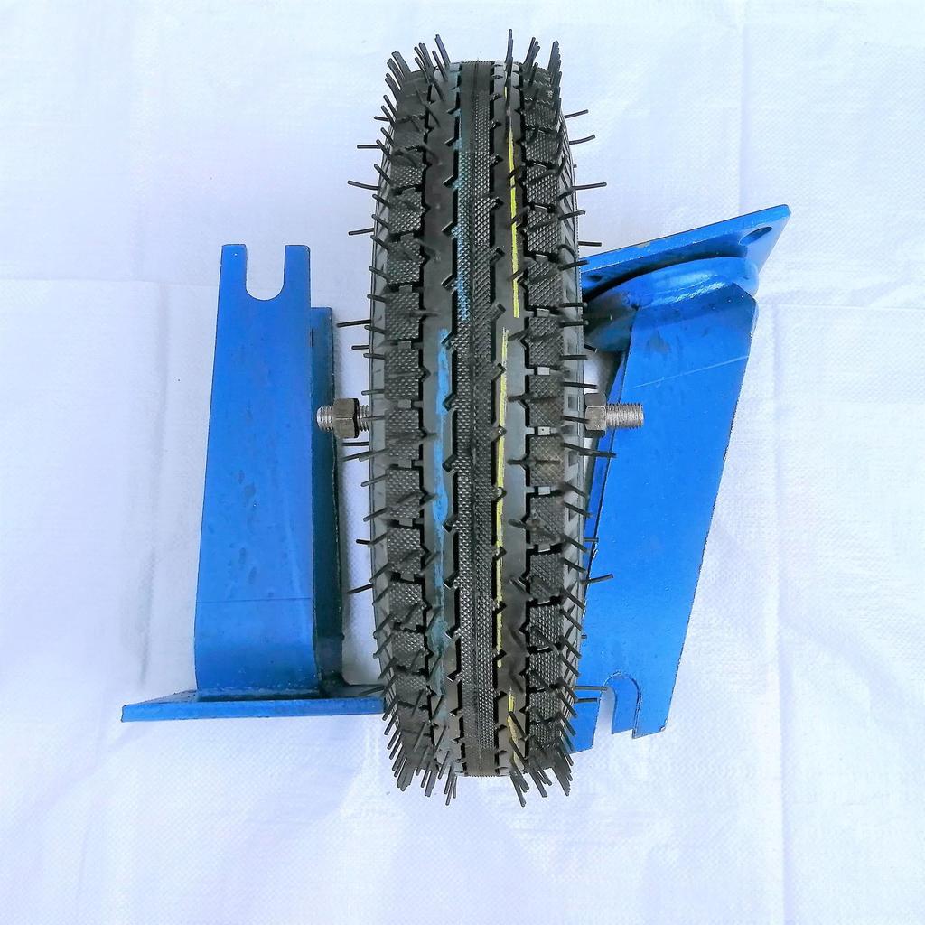 Industrial Inflatable Wheel - 400-8 Universal Wheel for Construction, Wheelbarrow, and Handcart Use