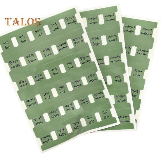 4 Sheets/Set Prayer Bible Tab Self-adhesive Bible Sticky Index Label Book Page Marker Sticker Bible Study Journaling Supplies Christmas Gift