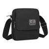 Men's Retro Canvas Crossbody Bag - Small Square Design for Business & Casual Commute