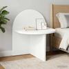 Nightstand White 40 x 35.5 x 45.5 cm Engineered Wood