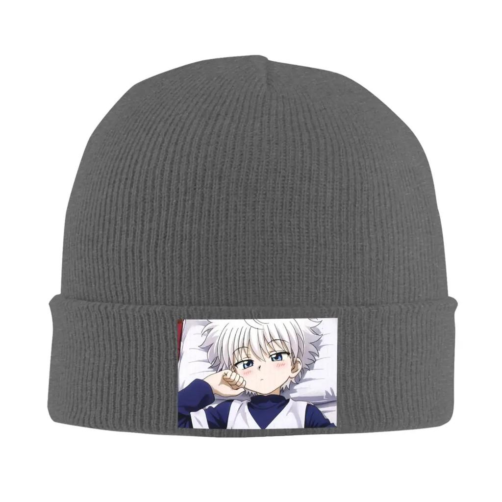 Anime Hunter X Hunter Warm Knitted Cap Winter Knit Bonnet Hat Skullies Beanies Hip Hop Caps for Unisex