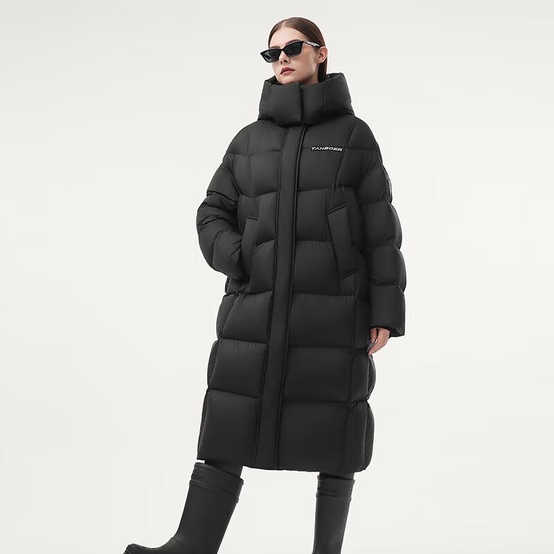 Tanboer Kadın Orta Boy Oversize Kaz Tüyü Mont 550830A