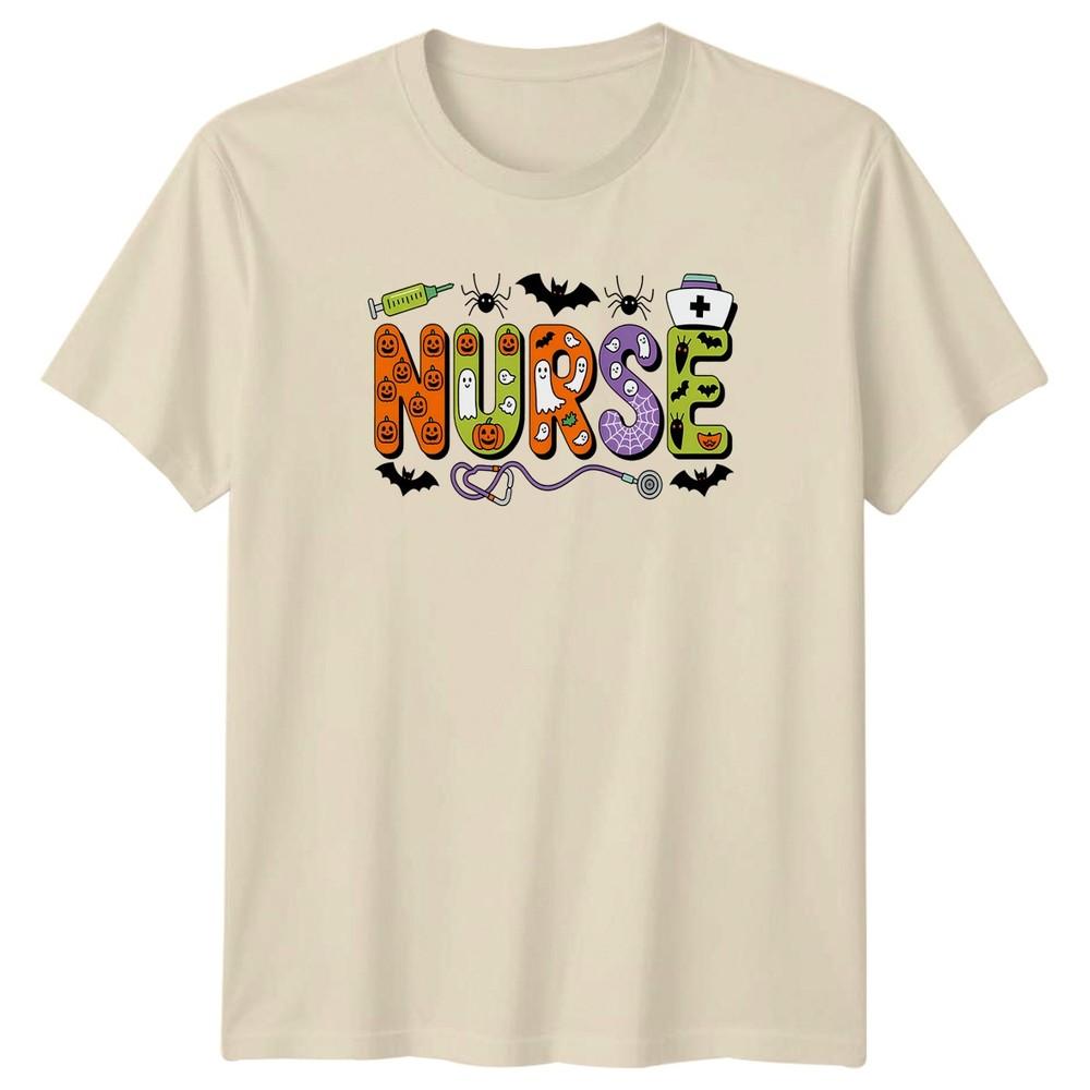 Nurse TShirt Halloween Spooky Healthcare Halloween Gift For Him And Her