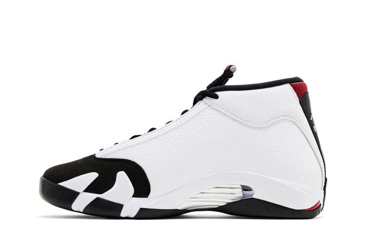 Men's Sneakers Jordan 14 Retro Black Toe (2024) White/Varsity Red/Black/Metallic Silver