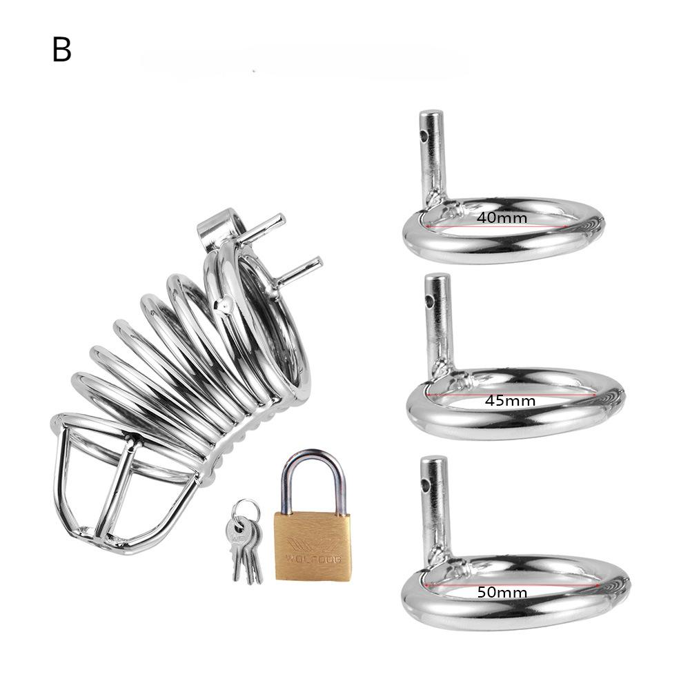 CB Male Chastity Cage Binding Tool Cock Cage Sex Toys for Men Rise of Loyalty Penis Ring Lock Wearable Chastity Cage for Outdoor