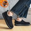 Shoes winter new outdoor light and comfortable foot-fitting lazy shoes fleece thickened soft-soled casual shoes