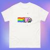 Nyan Cat Lustiges Meme Unisex Musterdruck T-Shirt Sommermode Lässig Bequem und Weich Baumwoll-Tees Streetwear Kurzärmlig