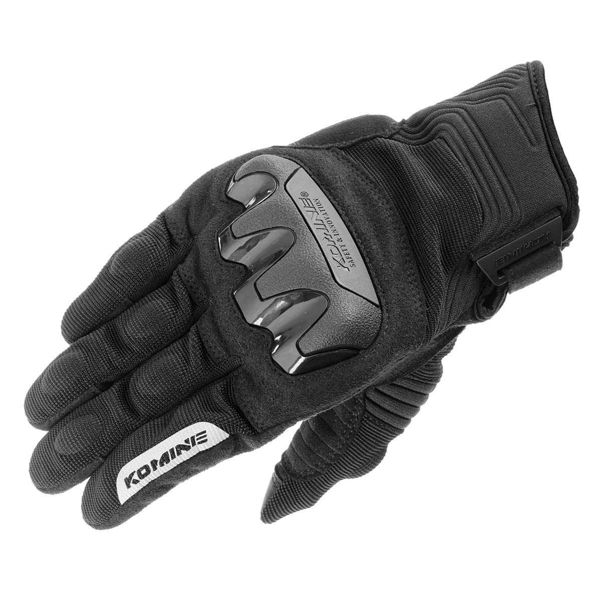 

Komine Motorcycle Gloves GK-2203 Protective Mesh Gloves, Black, XL