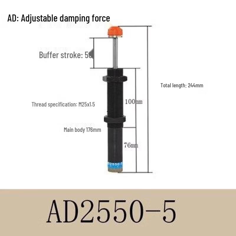 

Adjustable Hydraulic Buffer for Robotic Arms