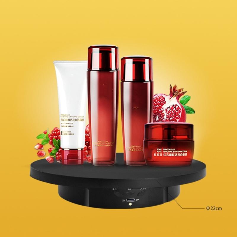 3 In 1 Electric Turntable 360 Rotating Display Photography Turntable Automatic Rotating Display Stand Easily To Use