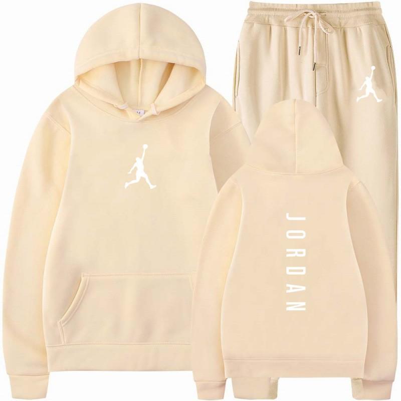 Mens Hoodie Tracksuit Set 2026 Fall Long Sleeve Sportswear Casual Outfit Gym Daily Wear