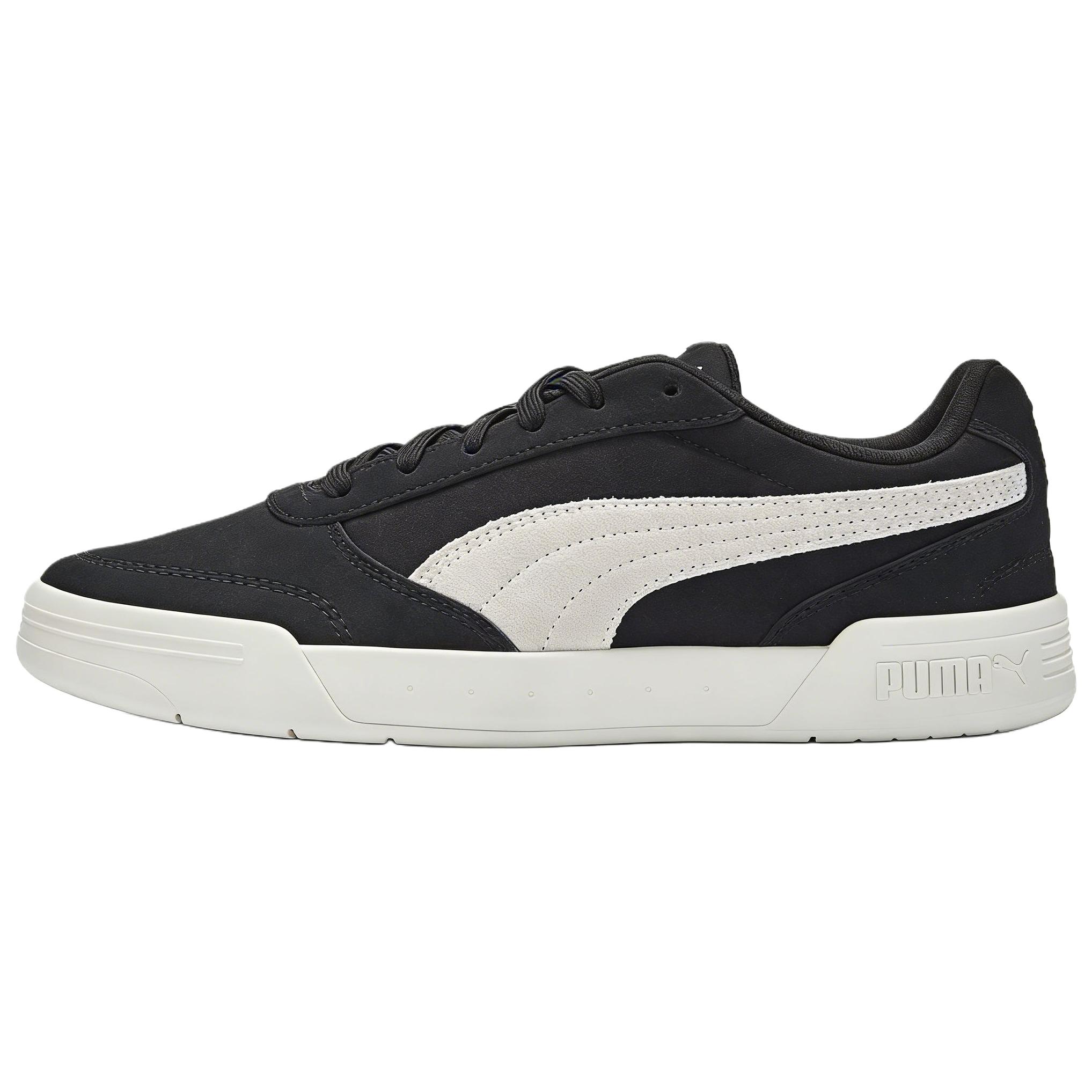 Puma C-Skate Retro Comfortable Low-Top Skate Shoes Unisex sneakers Black White 408576-01 37