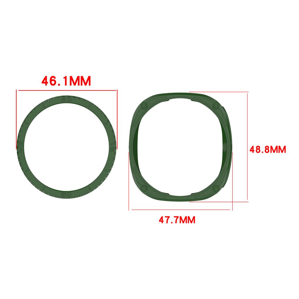 Silicone Case for Samsung Galaxy Watch 8 Classic 46 Protective Cover Shell for Galaxy Watch 8 Soft TPU Protector Box Accessories