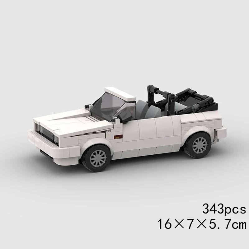 Speed Convertible MOC Car Super Race Technical Vehicle Model Building Block Racing Rally Sports Brick Christmas Gift Toy City