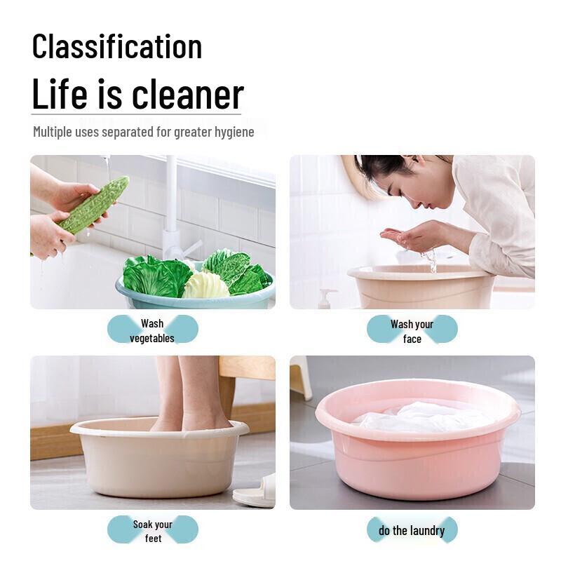 CHAHUA 33cm Multi-purpose Plastic Basin