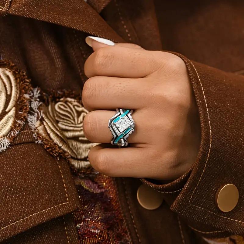Gorgeous Luxury Rings for Women Wedding Engagement Accessories Unique Female Ring Fashion Jewelry Gifts