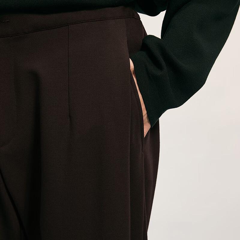 CROQUIS Men's 2025 Fall Knitted Tapered Cropped Pants