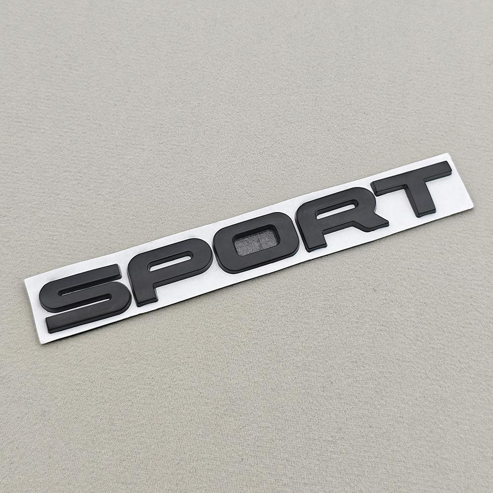 3D Metal Car Letters Sticker Logo SPORT Badge Rear Trunk Emblem Accessories for Land Rover Discovery Range Rover Defender SA7