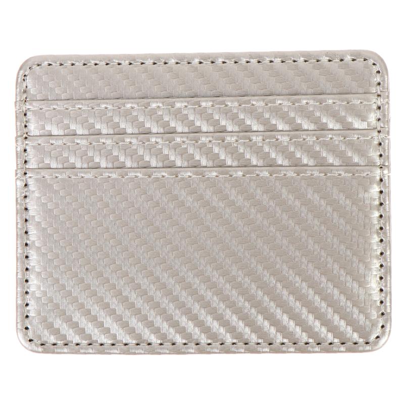 Slim Women Card Holder Wallet Pu Leather Women'S Business Credit Card Case Bag Student Id Bus Card Cover Purse