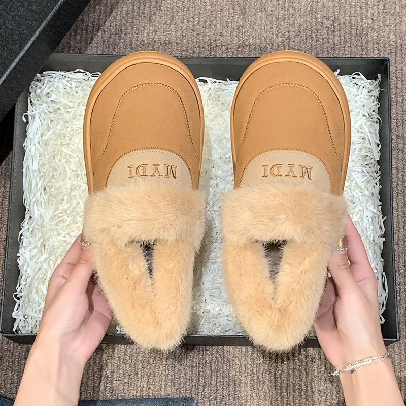 Women's Snow Boots 2024 New Thickened Fluff Comfortable Warm Plush Boots Women Shoes Woman Winter Chunky Boots Woman