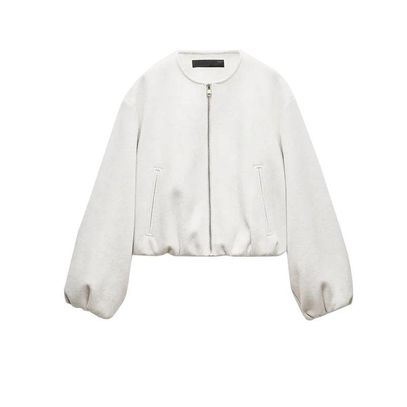 Fall and Winter New Women's Clothing Soft Long Sleeves Minimalist Easiest for Match Pilot Jacket Outwear 9631969 3046274