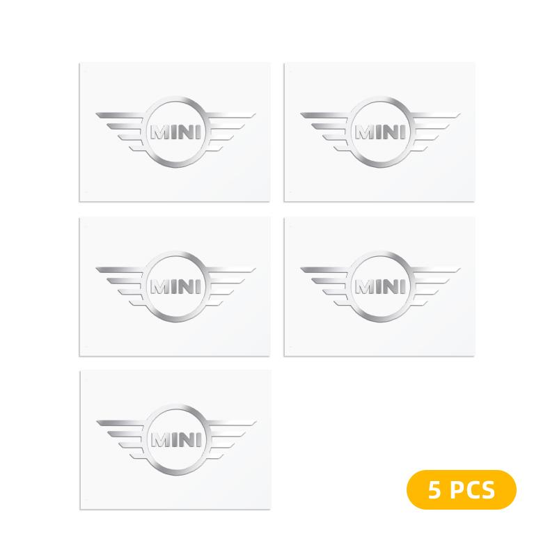 3D kovové emblémy loga na auto Dekorativní samolepky Odznak Obtisk Styling interiéru Pro BMW Mini Cooper F54 F55 F56 R56 R60 Roadster Kupé