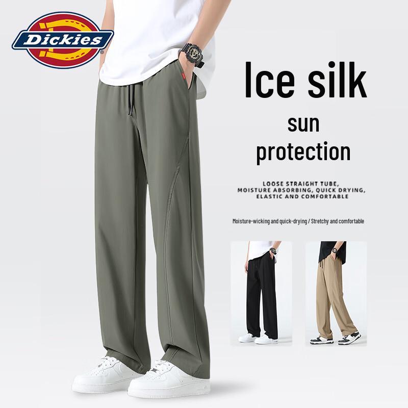 Dickies Men's Ice Silk Straight Leg Casual Trousers