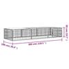 Vidaxl Kojec Dla Psa, 8 Panele, Czarny, 100X50 Cm, Stal