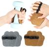 1Pairs Cowhide Leather Weight Lifting Training Gloves Half Finger Palm Protection Gym Glove Anti-Slip Hand Grips