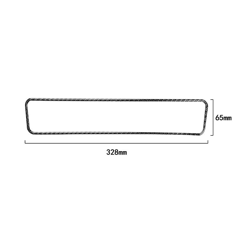 For BMW E90 E92 E93 3 Series 2005-2012 Real Carbon Fiber Central Control Air Outlet Frame Decoration Automotive