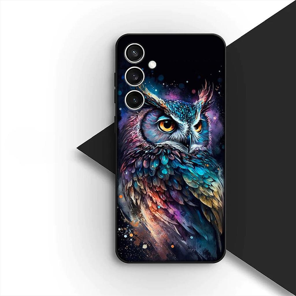 Soft Cover for Apple iPhone 12 13 Pro Max Mini ProMax X XR Air 12Pro 13Pro Casing Phone Case Wallpaper Owl Bird
