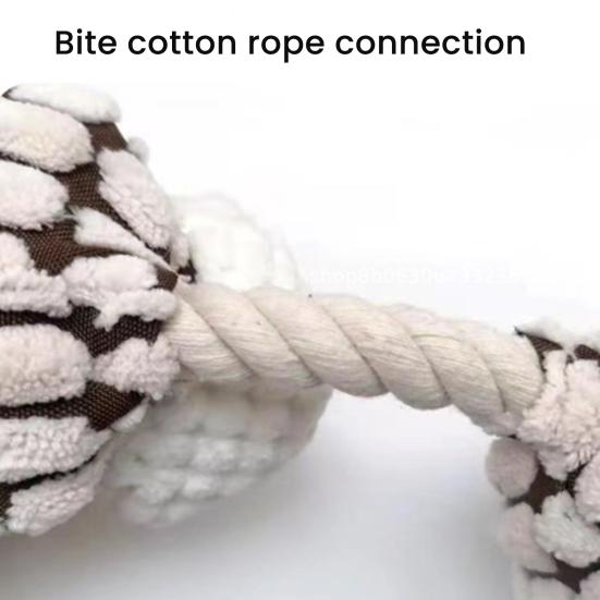 Squeaky Plush Dog Toy Tear-resistant Dog Chew Toy Cute Animal Shapes Dog Dental Cleaning Toy for Small Medium Large Dogs