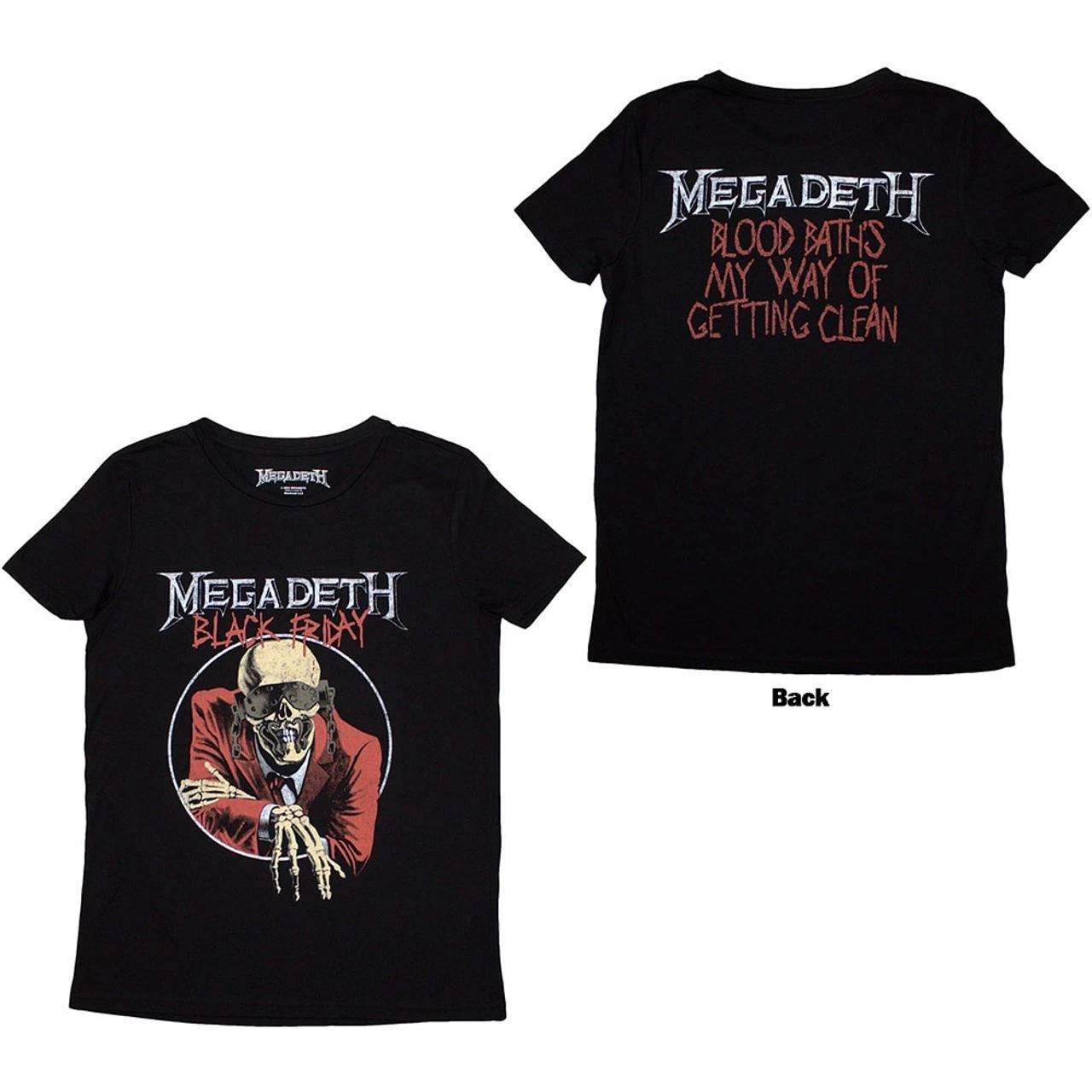 

Megadeth Black Friday Black Women s T shirt - NEW OFFICIAL S