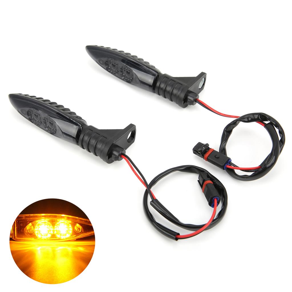 Pair Front Turn Signal Indicator LED Light 12V Replacement for S1000RR R1200GS F800GS
