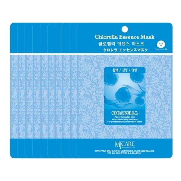 [100 sheets] Chlorella Skin Vitality Soothing Essence Mask Pack_18565321_634664