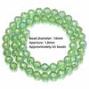 6/8/10mm Sizes Faceted Glass Beads Pink Blue Crystal Earth Beads  for Jewelry Making