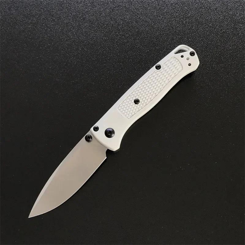 Pocket Knifes BM 533 Mini Bugout Folding Knife Nylon Fiber Handle Kitchen Knives Utility Meat Cleaver Fruit Sharp Knife EDC Tool