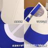 Light Plate Color Matching Baseball Cap Showing Face Small Leisure Sports Cap Washed Cotton Outdoor Travel Sun Hat