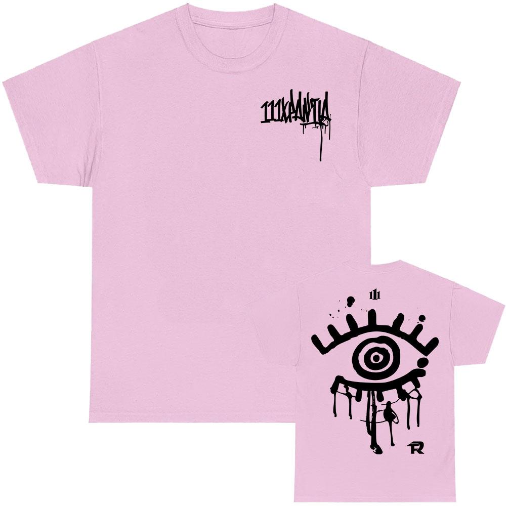 2025 Album 111XPANTIA Tričko Fuerza Regida Grunge Hip Hop Unisex Streetwear Bavlna Ležérní Trička s Krátkým Rukávem Pánská Dámská Trička