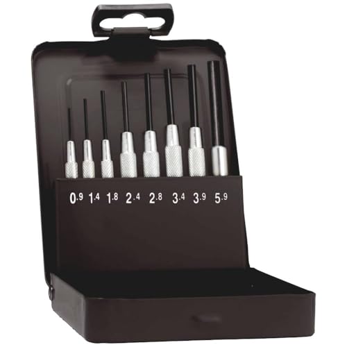 

Rennsteig 457 100 5 Parallel Pin Punch-Set in Metal Case, Gray, 137 x 98 x 22 mm