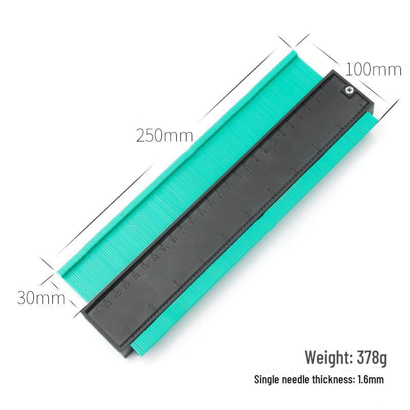 Multifunctional Woodworking Contour Shaper and Measuring Ruler for Curves