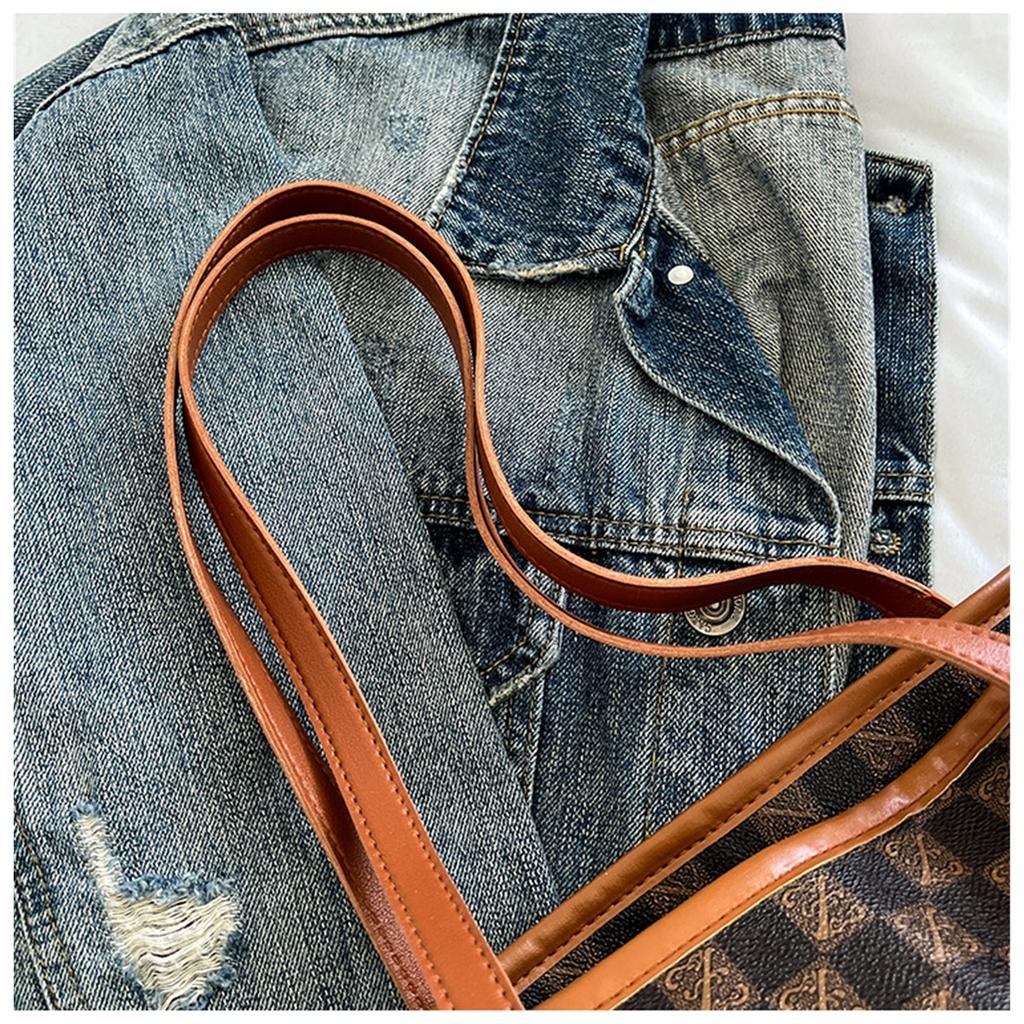 Printing Texture Small Hanging Bag Large Capacity Korean Version Of Casual Commuting Fashion Shoulder Handheld Tote Bag